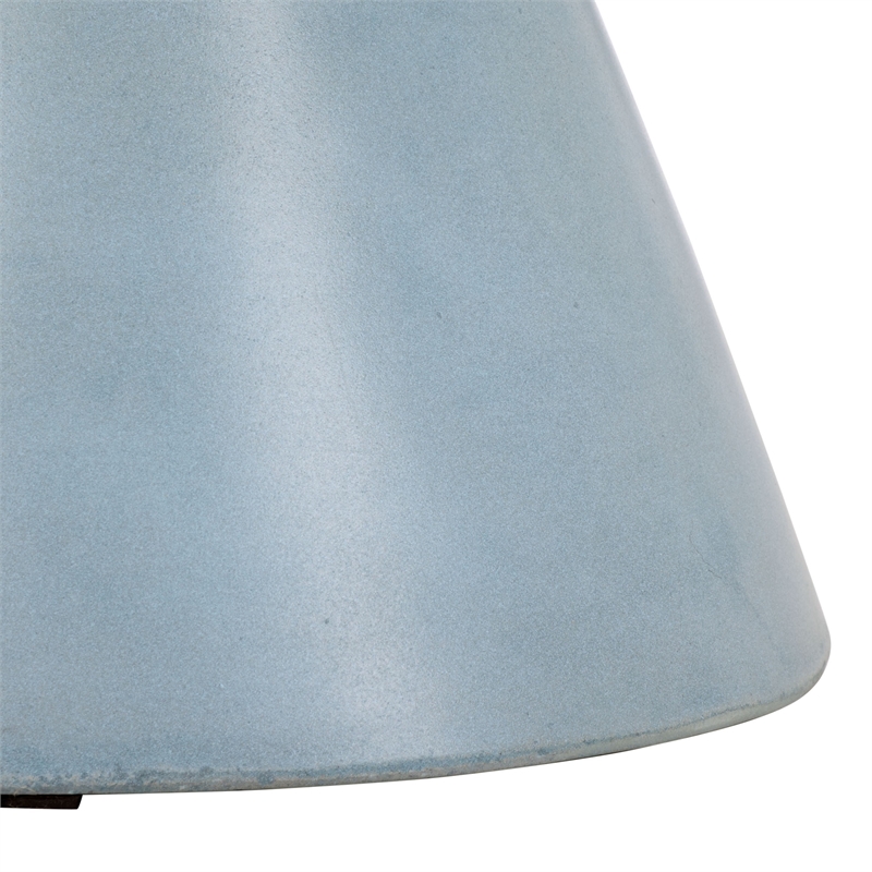 Safavieh Athena In/Outdoor Concrete Accent Stool  in Blue