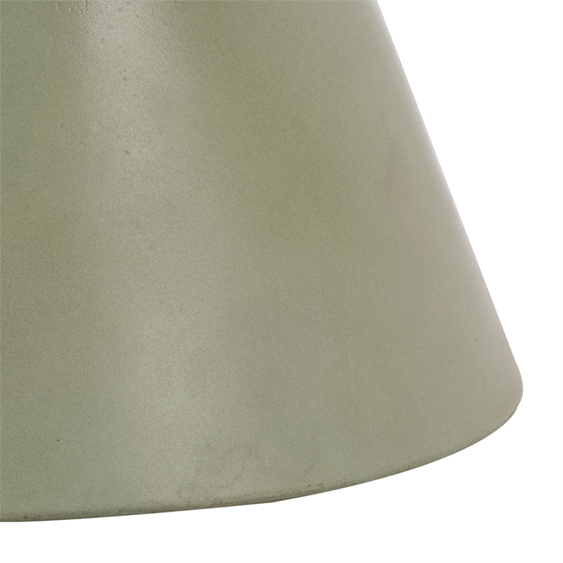 Safavieh Athena In/Outdoor Concrete Accent Stool in Sage
