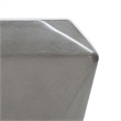 Safavieh Conan Concrete Accent Stool  in Dark Gray