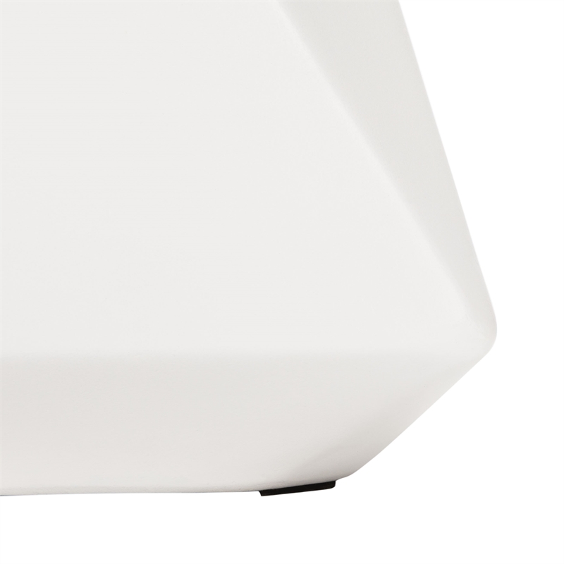 Safavieh Conan Concrete Accent Stool  in Ivory