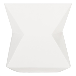 Safavieh Conan Concrete Accent Stool  in Ivory