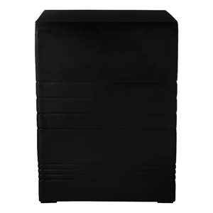 Safavieh Deidara Concrete Accent Stool  in Black