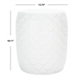 Safavieh Julyvia Concrete Accent Stool  in Ivory