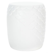 Safavieh Julyvia Concrete Accent Stool  in Ivory