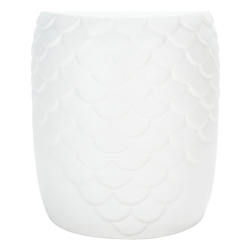 Safavieh Julyvia Concrete Accent Stool  in Ivory