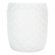 Safavieh Julyvia Concrete Accent Stool  in Ivory