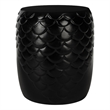 Safavieh Julyvia Concrete Accent Stool in Black