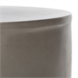 Safavieh Nasya Concrete Accent Stool in Dark Gray