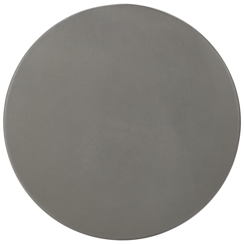 Safavieh Vikki Concrete Accent Stool  in Dark Gray