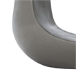 Safavieh Vikki Concrete Accent Stool  in Dark Gray