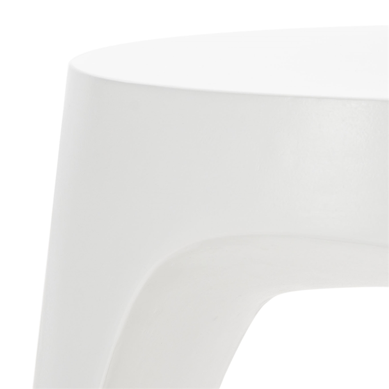 Safavieh Vikki Concrete Accent Stool  in Ivory