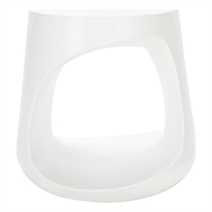 Safavieh Vikki Concrete Accent Stool  in Ivory