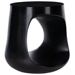 Safavieh Vikki Concrete Accent Stool in Black
