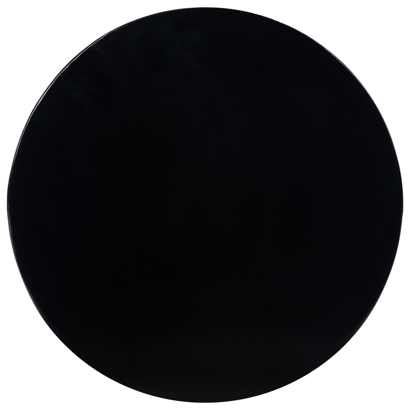 Safavieh Vikki Concrete Accent Stool in Black