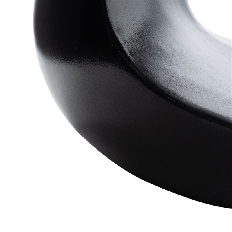 Safavieh Vikki Concrete Accent Stool in Black