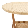Safavieh California Metal Bistro Table in Natural