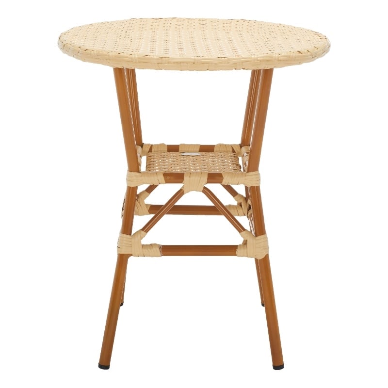 Safavieh California Metal Bistro Table in Natural