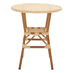 Safavieh California Metal Bistro Table in Natural
