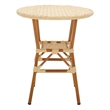 Safavieh California Metal Bistro Table in Natural