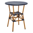Safavieh California Metal Bistro Table in Navy