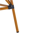 Safavieh California Metal Bistro Table in Navy