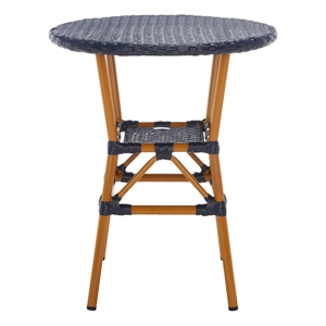 Safavieh California Metal Bistro Table in Navy