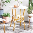 Safavieh California Metal Bistro Table in White