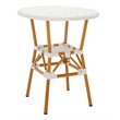 Safavieh California Metal Bistro Table in White