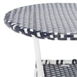 Safavieh California Metal Bistro Table in Navy / Navy