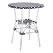 Safavieh California Metal Bistro Table in Navy / Navy