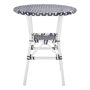 Safavieh California Metal Bistro Table in Navy / Navy