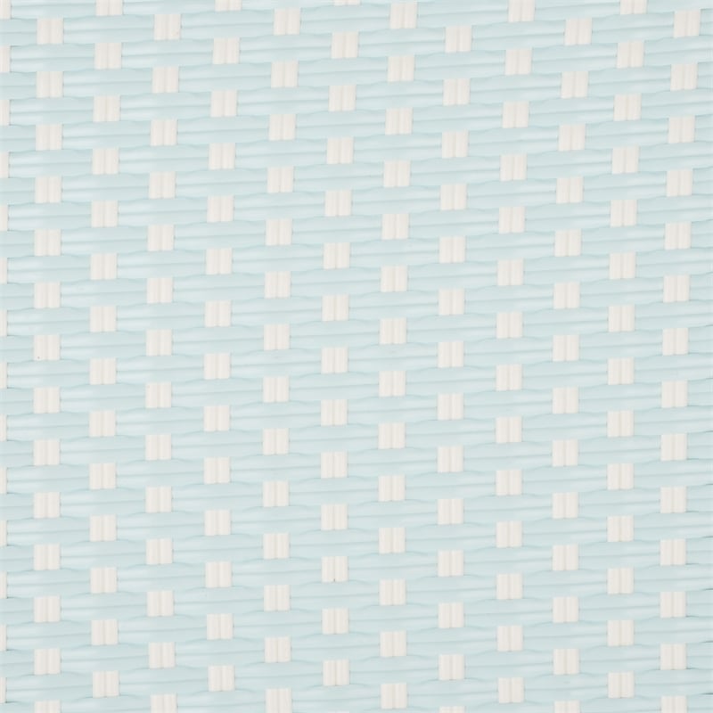 Safavieh California Metal Bistro Table in Baby Blue / White