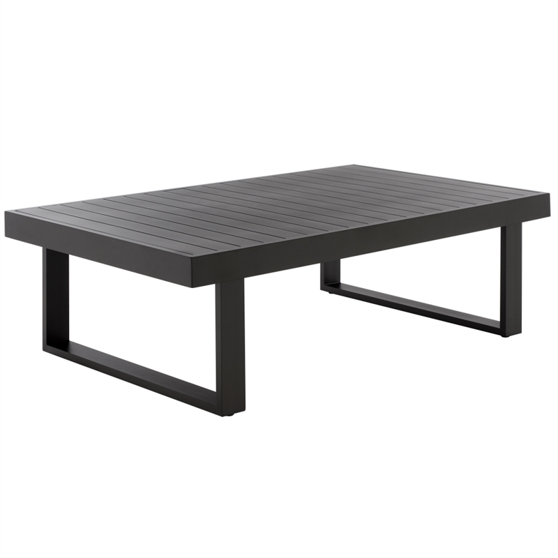 Safavieh Fash Aluminum Coffee Table  in Black