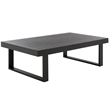 Safavieh Fash Aluminum Coffee Table  in Black