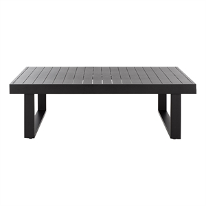 Safavieh Fash Aluminum Coffee Table  in Black