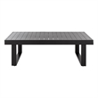 Safavieh Fash Aluminum Coffee Table  in Black