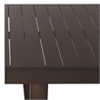 Safavieh Fash Aluminum Coffee Table in Brown