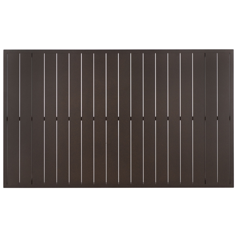 Safavieh Fash Aluminum Coffee Table in Brown