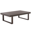 Safavieh Fash Aluminum Coffee Table in Brown