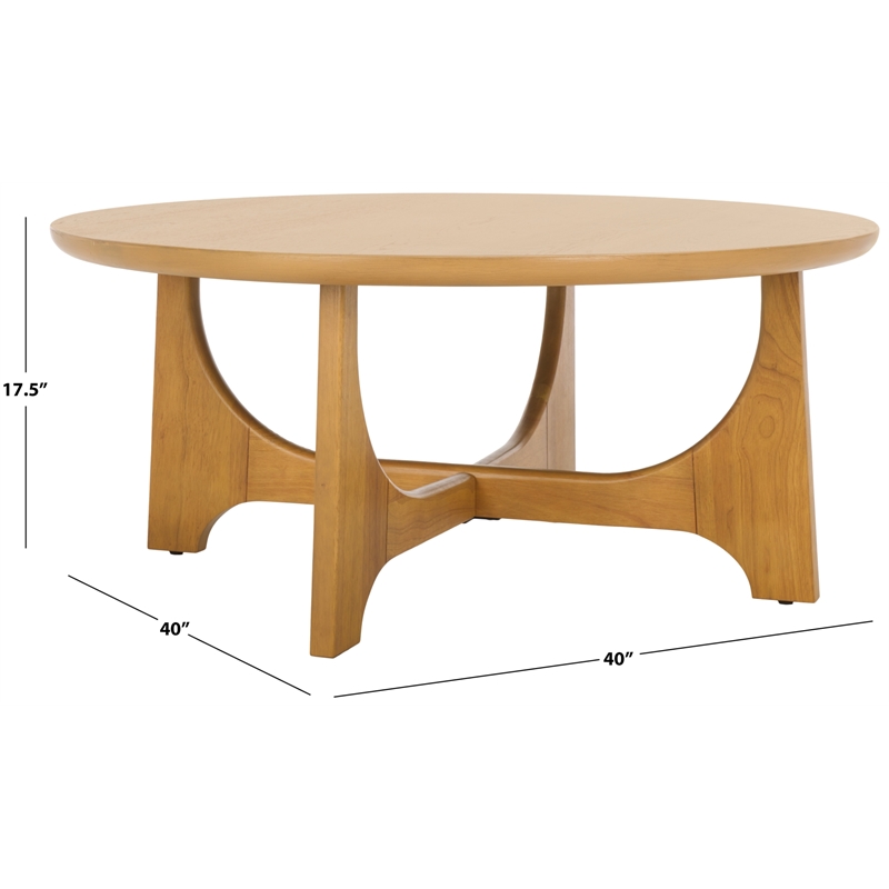 Safavieh Sasha Wood Coffee Table in Natural