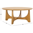 Safavieh Sasha Wood Coffee Table in Natural