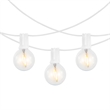 Safavieh Chiera LED Metal and Glass Outdoor String Light in White