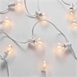 Safavieh Chiera LED Metal and Glass Outdoor String Light in White