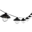 Safavieh Aislin LED Plastic and Metal Outdoor String Light in Black