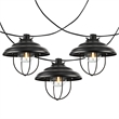 Safavieh Aislin LED Plastic and Metal Outdoor String Light in Black