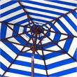 Safavieh Athens 9Ft Metal and Fabric Crank Umbrella in Blue