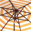 Safavieh Athens 9Ft Metal and Fabric Crank Umbrella in Yellow