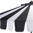 Safavieh Meze  9 Ft Metal and Fabric Crank Umbrella in Black