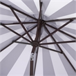 Safavieh Meze  9 Ft Metal and Fabric Crank Umbrella in Black