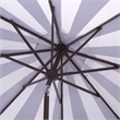 Safavieh Meze  9 Ft Metal and Fabric Crank Umbrella  in Navy